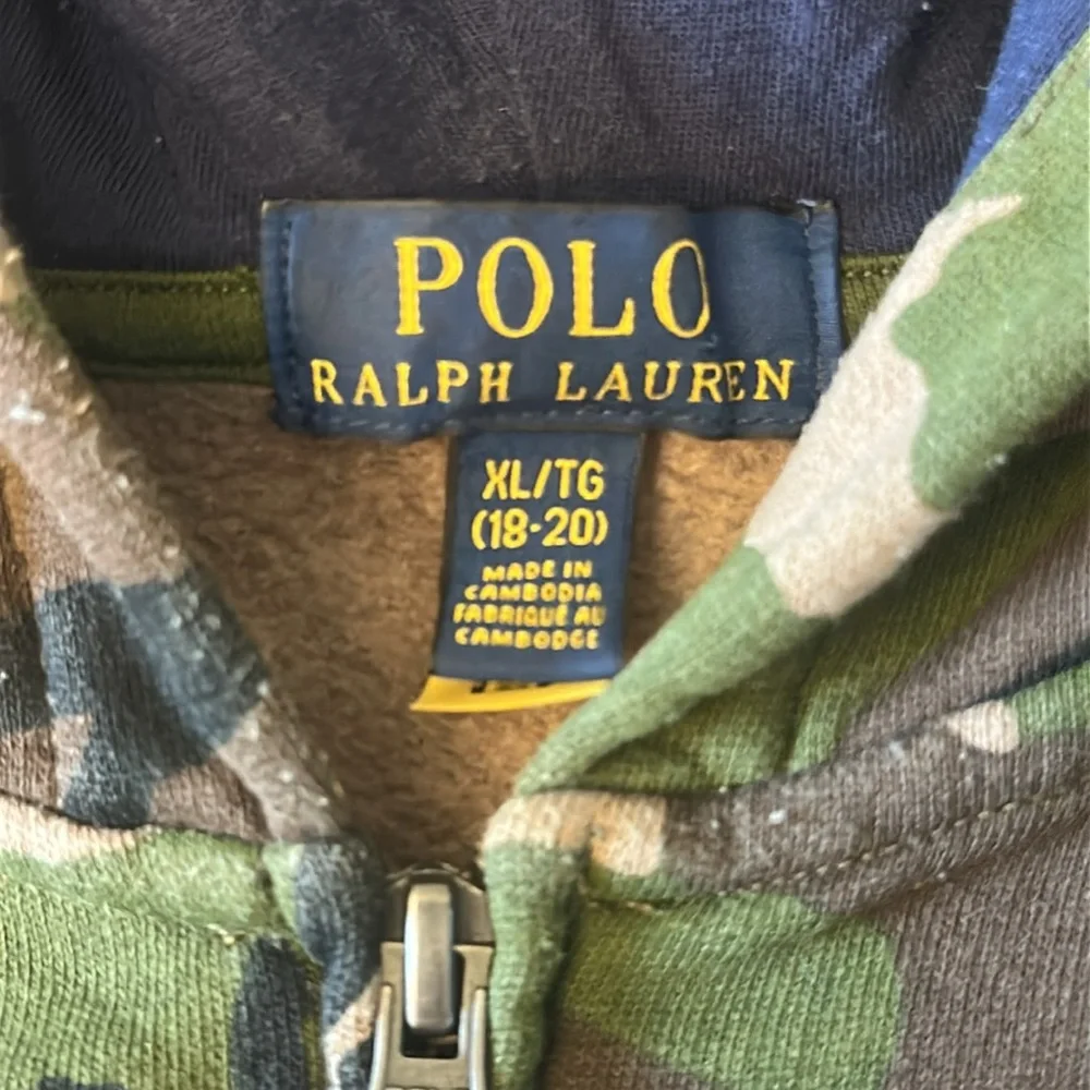 POLO RALPH  LAUREN zip up hoodie